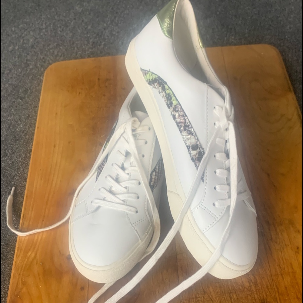 Madewell leather tennis shoes. NEW! Size 10